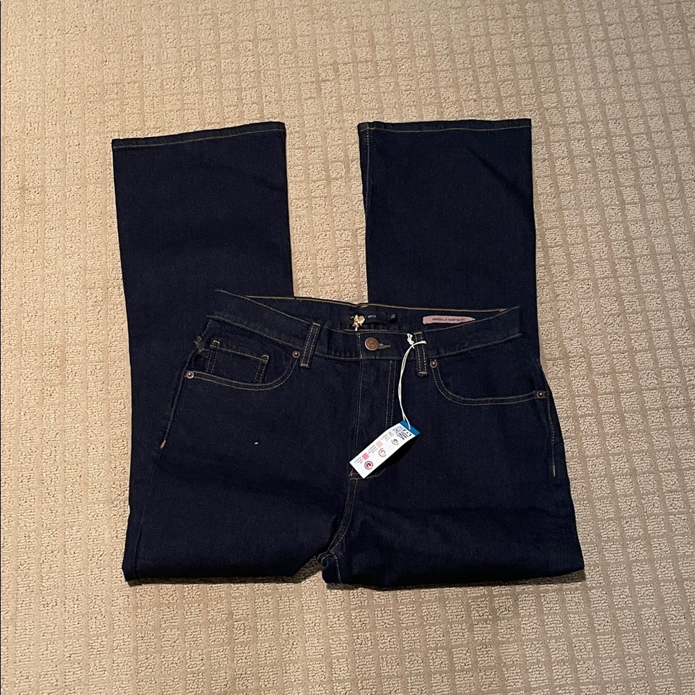 Johnny Was Dark Blue Baby Boot Jeans